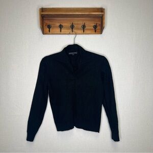 Brooks Brothers‎ | V Neck Merino Wool Sweater Black Large